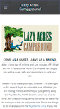 Mobile Screenshot of lazyacrescampground.net